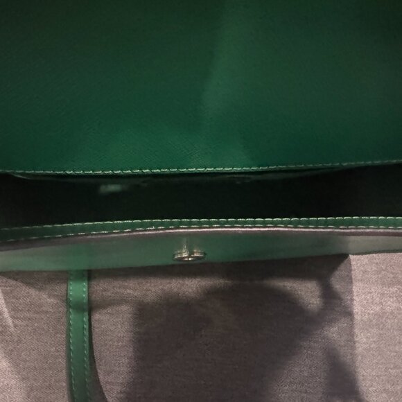 Kate Spade Carson Crossbody Saffiano Leather Green - Picture 8 of 9